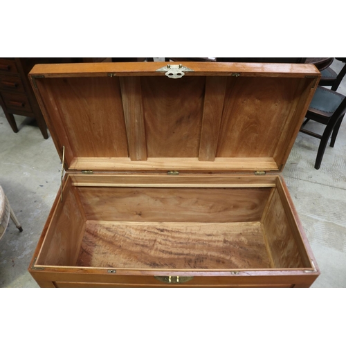 2068 - Large Chinese camphor wood trunk, approx 60cm H x 103cm W x 51cm D