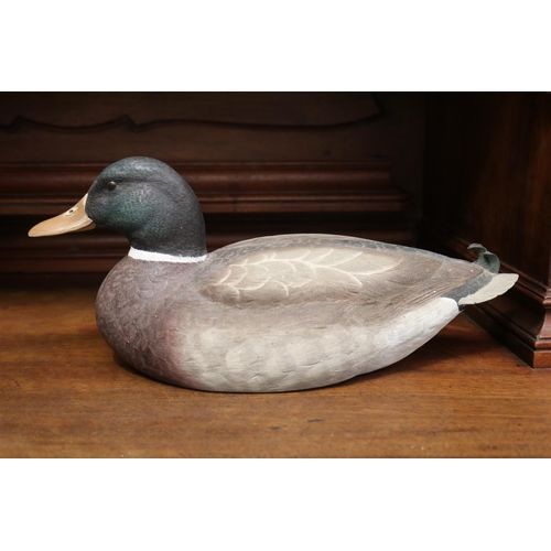 2113 - Decorative Mallard duck, approx 16cm H x 39cm L