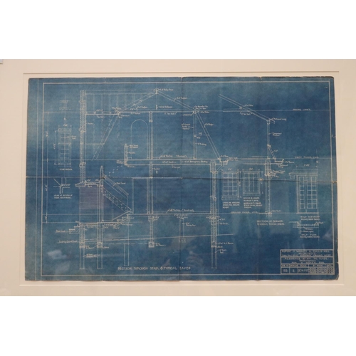 2173 - Two 1938 Archictural plans for No 1 The Glade Wahoonga for H Meyer Esq 1938, approx 48 cm x 72 cm (2... 