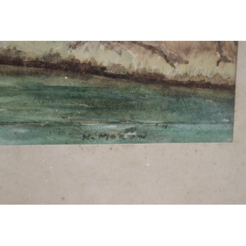 2176 - Two H. Morton watercolours, each approx 28cm H x 33cm W (2)