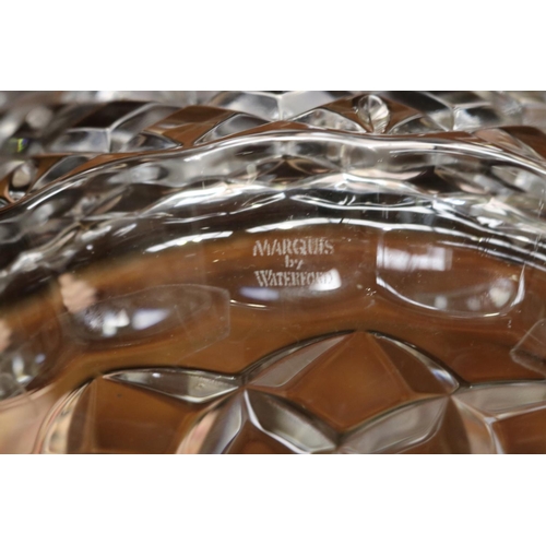 2118 - Marquis by Waterford crystal fruit bowl, with orginal sticker, approx 12cm H x 23cm dia