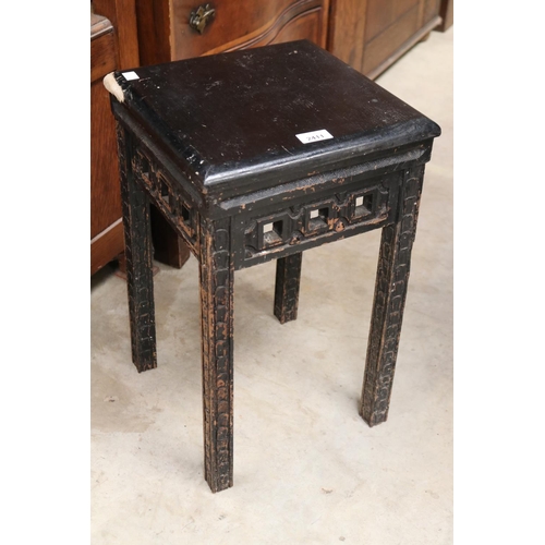 2411 - Side table or jardiniere stand, approx 51cm H x 32cm sq