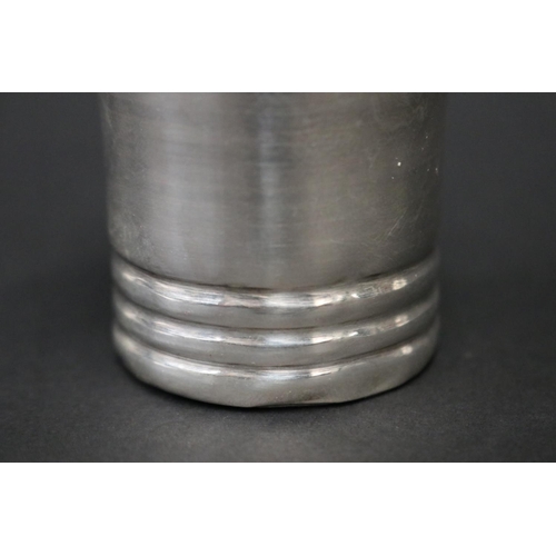 37 - Silver beaker, approx 7.5cm H x 6.5cm Dia and approx 61 grams