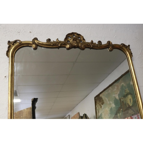 273 - Fine French gilt frame salon mirror, approx 144cm x 103cm