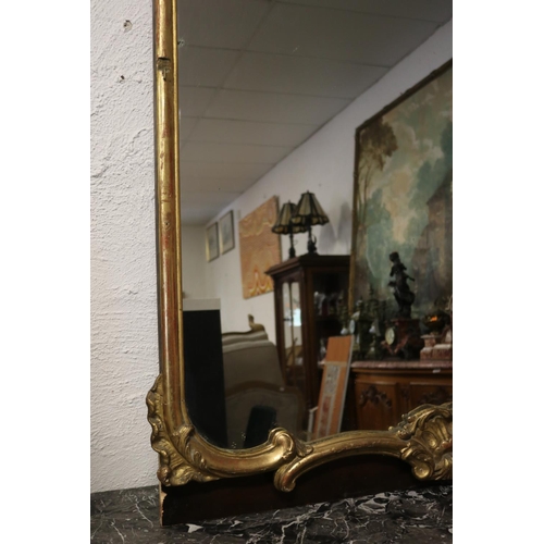 273 - Fine French gilt frame salon mirror, approx 144cm x 103cm