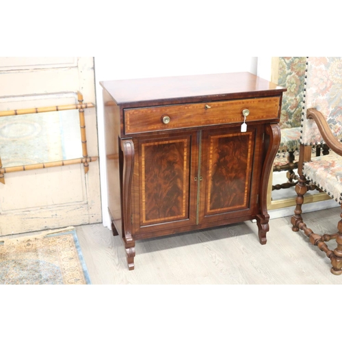 293 - Antique French Regence revival secretaire cabinet, approx 94cm H x 89cm W x 44cm D