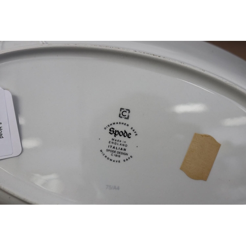 310 - Spode Italian pattern oval dish, approx 19cm x 40cm