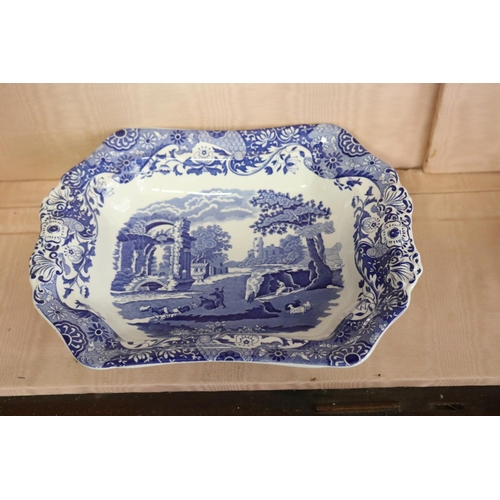 314 - Spode Italian pattern lidded tureen, approx 31cm W x 24cm D