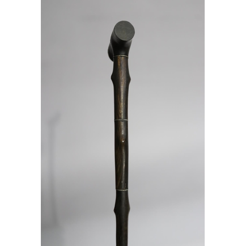 15 - Sectional bone walking stick, approx 93cm L