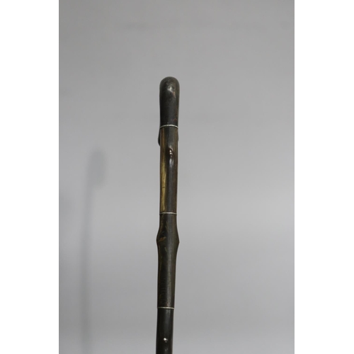 17 - Sectional bone walking stick, approx 91.5cm L