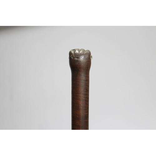 23 - Fist handle walking stick, approx 88cm L