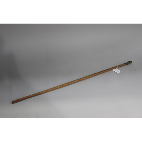 48 - Horse finial stick, approx 72cm L