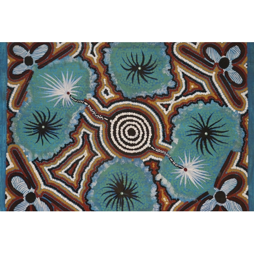 3064 - Brenda Lynch, Australian Aboriginal, oil on canvas, 36 cm x 45.5 cm