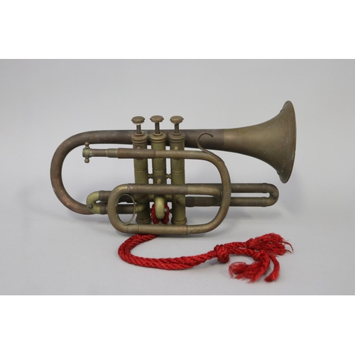 37 - Antique small size brass cornet