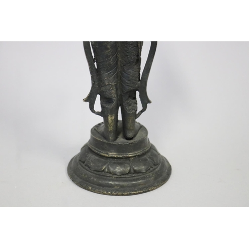 39 - Early 20th century bronze figure of Padmapani Nepal, approx 26cm H
