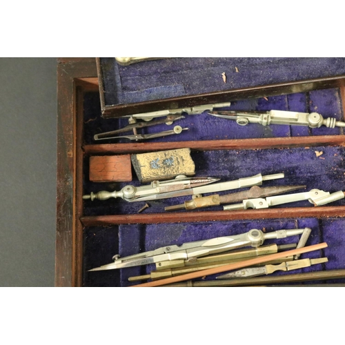 68 - Selection of architects drawing  instruments in boxes (2)