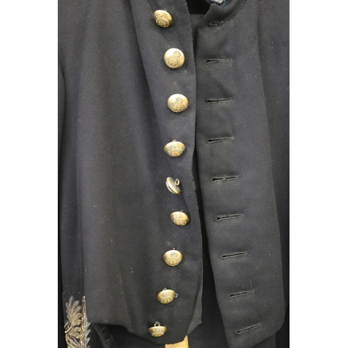 122 - Antique English diplomates uniform, Royal Household buttons. fitted with Royal Household Levee Dress... 