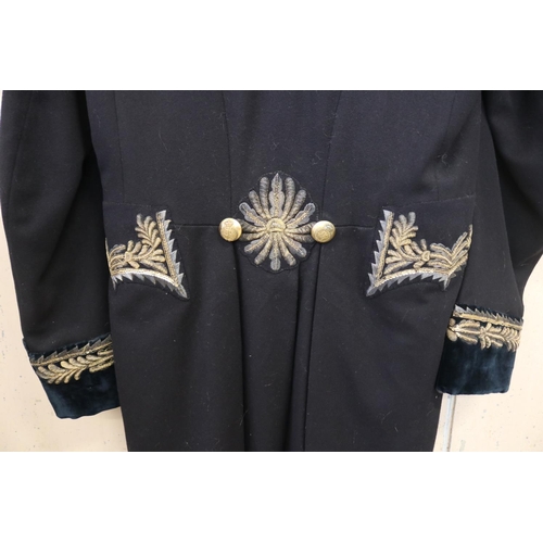 122 - Antique English diplomates uniform, Royal Household buttons. fitted with Royal Household Levee Dress... 