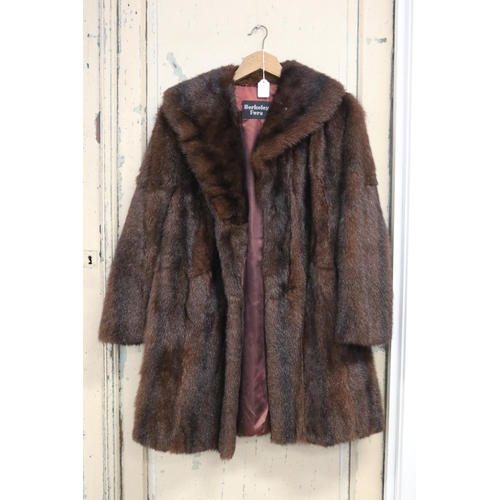 400 - Berkeley Fur brown mink jacket, unknown size