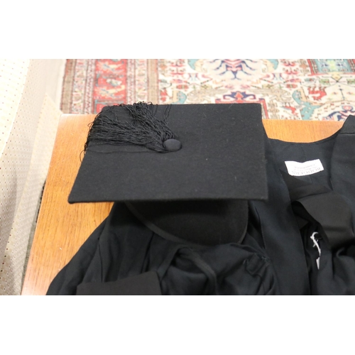 415 - Anthony Hordern (Ants) School graduation cloak and hat. Provenance: Directly from the Hordern Family