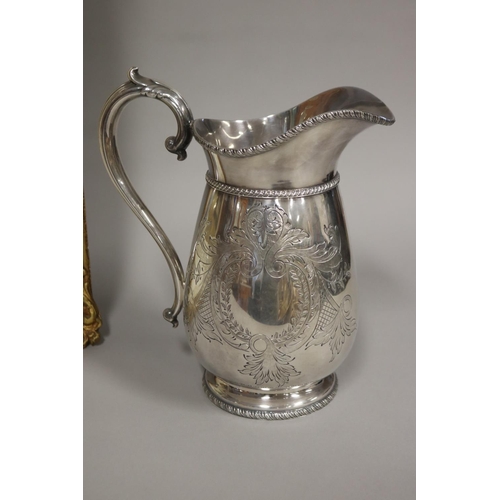 90 - Should read - Silver plate trophy jug retailed by Drummond & Sons of Melbourne, for the Champion sho... 