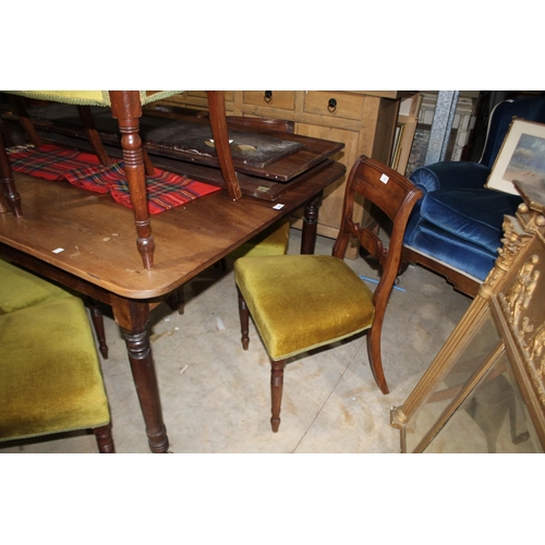 68 - Set of eight antique Regency mahogany dining chairs, comprising two arm chairs and six side chairs (... 
