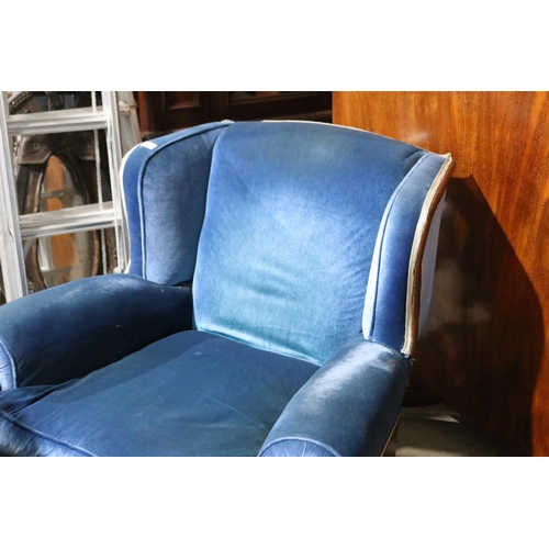 345 - English Chinese design wing lounge armchair