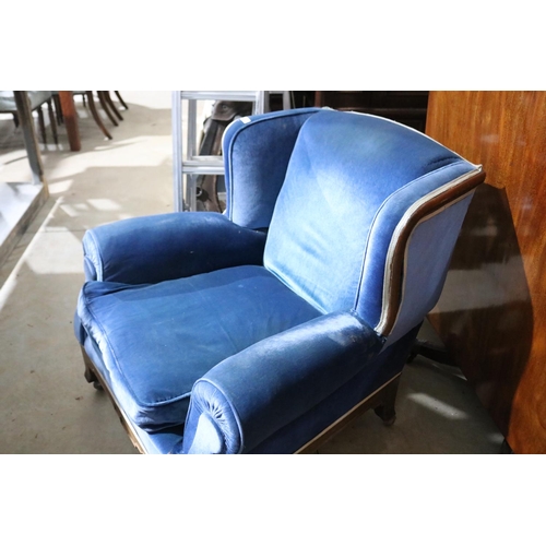 345 - English Chinese design wing lounge armchair