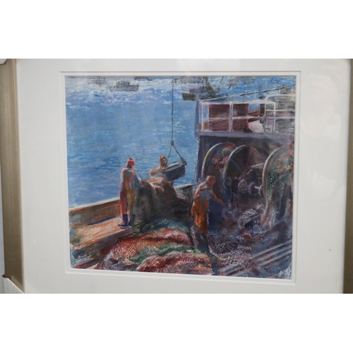 5 - Thora Ungar (1911-2005) Australia (Aboriginal) South Coast Fisherman, watercolour, signed lower righ... 