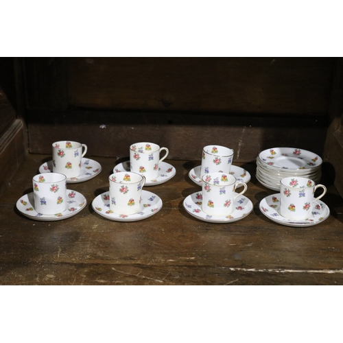 367 - Part Aynsley demi tasse service to include seven cups and fourteen saucers (21)