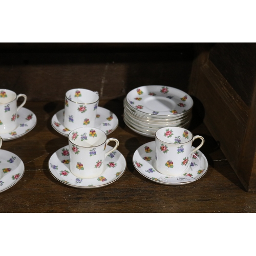 367 - Part Aynsley demi tasse service to include seven cups and fourteen saucers (21)