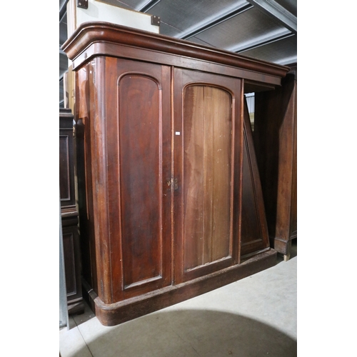 67 - Antique Australian cedar Wardrobe in pieces. approx 215cm H x 214cm W x 70cm D