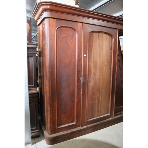 67 - Antique Australian cedar Wardrobe in pieces. approx 215cm H x 214cm W x 70cm D