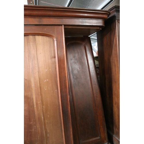 67 - Antique Australian cedar Wardrobe in pieces. approx 215cm H x 214cm W x 70cm D