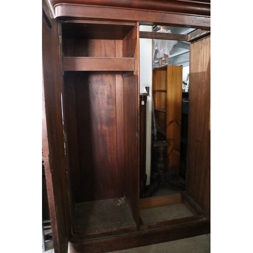 67 - Antique Australian cedar Wardrobe in pieces. approx 215cm H x 214cm W x 70cm D