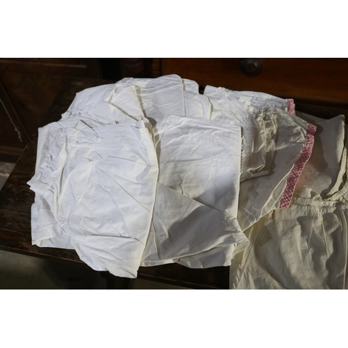 338 - Eleven French antique and vintage undergarments, Please note no measurements for this lot (11)