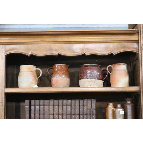 372 - Antique French terracotta & pottery jugs, approx 18cm H and shorter (4)