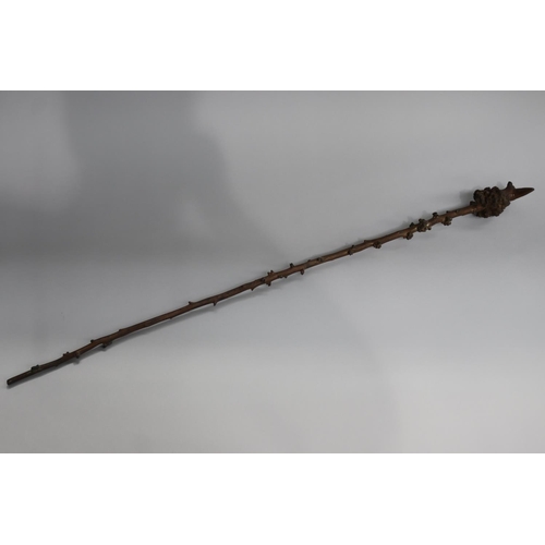 730 - Unsual root walking stick, approx 96cm L