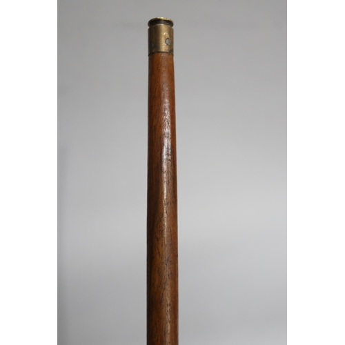 732 - Walking stick with bullet ends, approx 89cm L