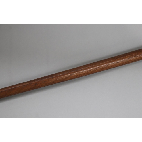 732 - Walking stick with bullet ends, approx 89cm L