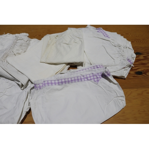 101 - Assortment of antique French twelve undergarments, please note there will be no measurements with th... 