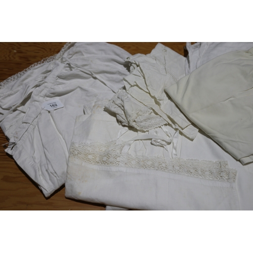 162 - Ten French antique and vintage undergarments (Please note no measurements for this lot) (10)