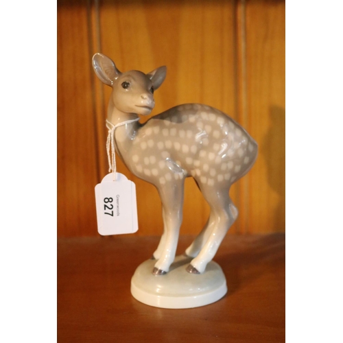 759 - Bing & Grondhal porcelain fawn, no 1929, approx 18cm H