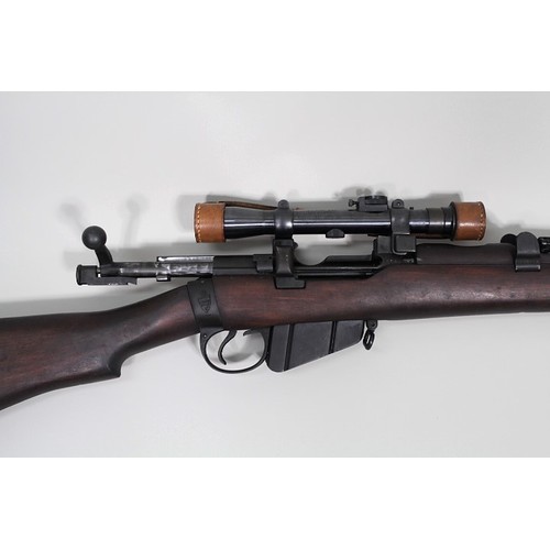 770 - Australian SMLE No.1 Mk III 303 sniper rifle. Lithgow 1916 dated rifle. Fitted with Sight Telescopic... 
