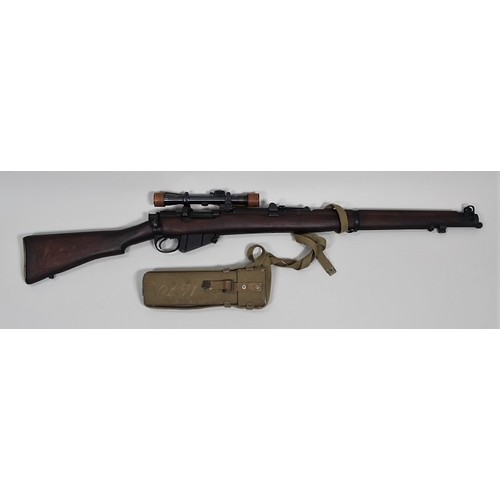 770 - Australian SMLE No.1 Mk III 303 sniper rifle. Lithgow 1916 dated rifle. Fitted with Sight Telescopic... 