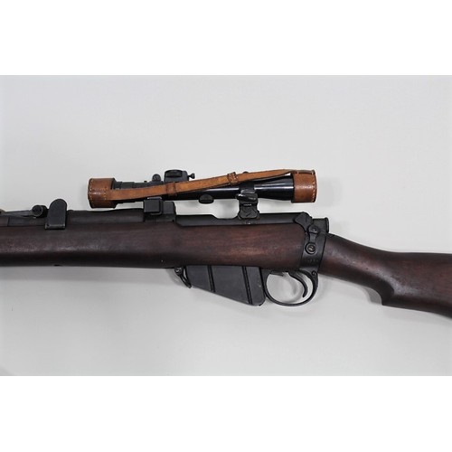 770 - Australian SMLE No.1 Mk III 303 sniper rifle. Lithgow 1916 dated rifle. Fitted with Sight Telescopic... 