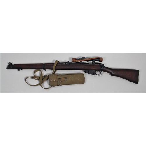 770 - Australian SMLE No.1 Mk III 303 sniper rifle. Lithgow 1916 dated rifle. Fitted with Sight Telescopic... 