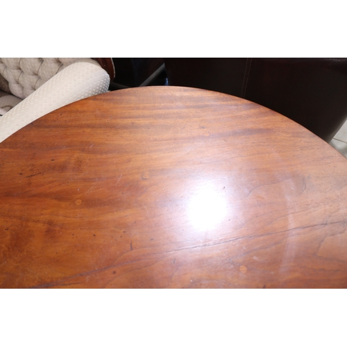 276 - Antique Australian cedar circular table, approx 75cm H x 91cm Dia