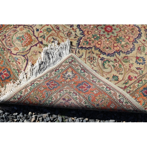 307 - Vintage Small hand woven wool carpet, Perisan design approx 100cm x 150cm