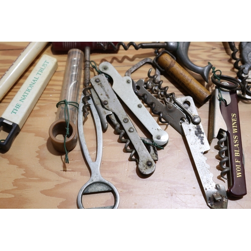 745 - Assortment of corkscrews and bottle openers